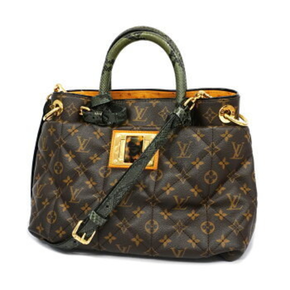 Louis Vuitton Monogram Etoile Exotic MM Python Handbag